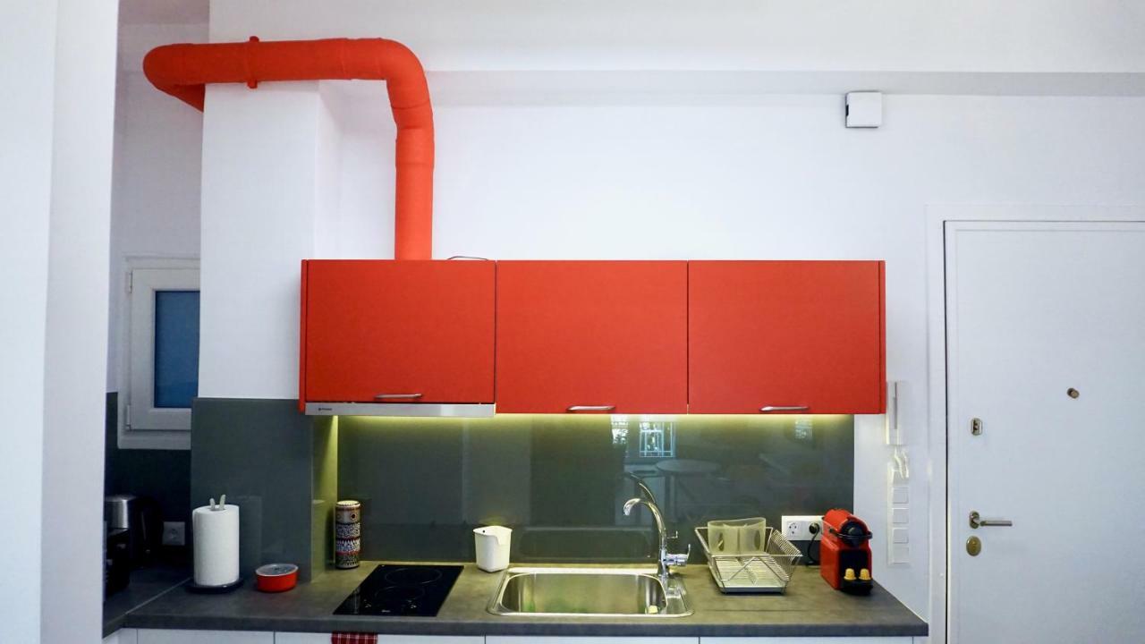 Urban Design Apt in Athen Exterior foto